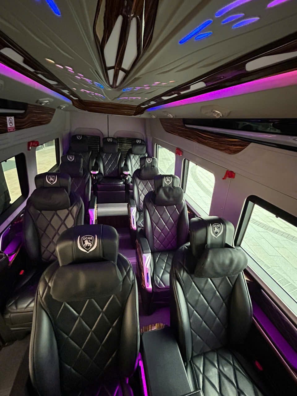 Limousine interior Da Nang